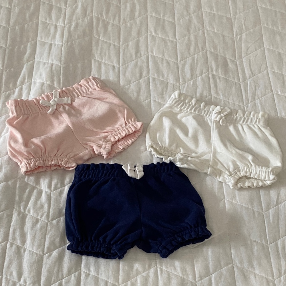 Amazon Essentials Newborn Shorts Bundle